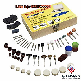 Mua Bộ phụ kiện máy khoan mài đa năng 100PCS cao cấp