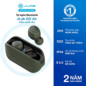 Mua Tai nghe Bluetooth TWS không dây Jlab Go Air thời gian nghe 20H có sạc nhanh EQ3 Sound chuẩn IP44 tích hợp dây sạc - Hàng chính hãng bảo hành đổi mới 2 năm