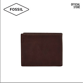 Ví cầm tay nam lớn dáng gập thời trang Fossil Derrick ML4154014 - màu nâu