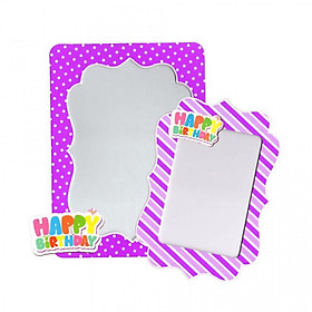 2 khung hình giấy để bàn trang trí sinh nhật