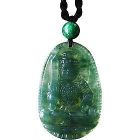 Hình ảnh Mặt Dây Chuyền Bất Động Minh Vương Chalcedony Ngọc Quý Gemstones (5 x 3.3 cm)