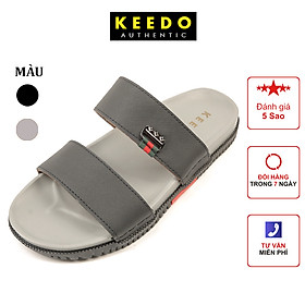 Dép nam đẹp hai quai cao cấp KEEDO KD2803 Full Box