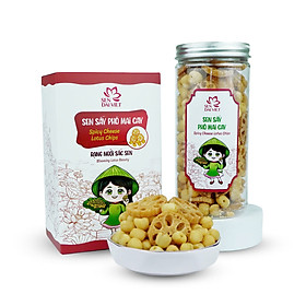 Quà Tặng Dinh Dưỡng Từ Sen- Sen Sấy Vị Phô Mai Cay- Vị Cay Nồng Nàn, Phô Mai Béo Ngậy - Sen Đại Việt- Hộp 140g