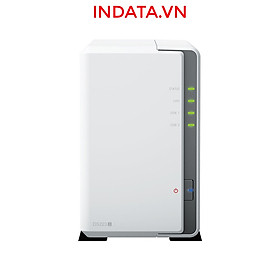 Bộ lưu trữ mạng NAS Synology DS223j CPU Realtek RTD1619B 4-core 1.7GHz, RAM 1GB, LAN 1GbE, 2 khay ổ cứng - Hàng chính hãng