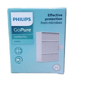 Bộ lọc, màng lọc thay thế theo máy lọc không khí ô tô Philips SNF60 dành cho GoPure Series 3000 mã S3601 S3602 - Hàng nhập khẩu