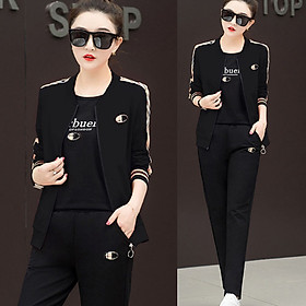 Bộ đồ thể thao phối sọc TT280