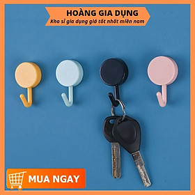 Móc Dán Tường PHỐI MÀU Chịu Lực Móc Phơi Quần Áo Treo Tường Đa Năng H009