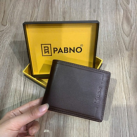 Ví Nam Da Bò Dáng Ngang Có Ngăn Khóa Tiện Dụng PABNO VF75