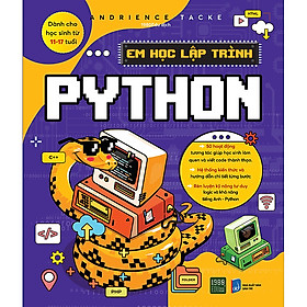 Hình ảnh sách Em học lập trình Python