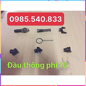Mua Bộ 6 đầu thông tắc dùng cho dây lò xo thông cống phi 16 mm