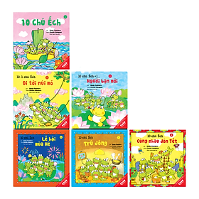 BỘ SÁCH TRANH EHON NHẬT BẢN “10 CHÚ ẾCH” - PHẦN 1 (Tập 1 – Tập 6)