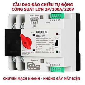 Cầu dao đảo chiều tự động siêu nhanh không gây mất điện loại tốt chính hãng siêu bền bảo hành 12T