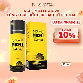 Nghệ Micell Adiva - Thực phẩm bảo vệ sức khỏe (30 viên/hộp)