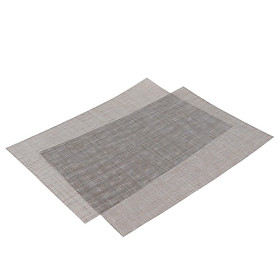 Anti slip table mat heat pad coaster kitchen dining room placemat linen color