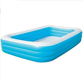 Premium Inflatable Swimming Pool Outdoor Paddle Pool 3-Layer Bathtub Water Toy
