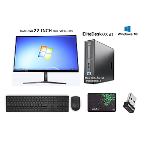 Mua Bộ máy tính ĐỒNG BỘ ELITE để bàn ( Core i5 - 4570 / Ram 8Gb / SSD 128GB + HDD 500GB ) Màn hình 22 inch Không viền   IPS + Tặng bàn phím chuột + bàn di chuột + USB wifi - HÀNG CHÍNH HÃNG