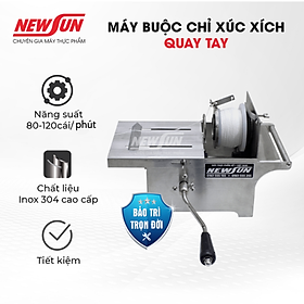 Máy buộc chỉ xúc xích quay tay Việt Nam năng suất buộc 80-120 cái/phút - Hàng chính hãng