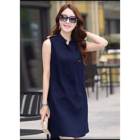 Đầm cát tuyết dáng suông, lượn đuôi tôm nữ tính - DS14