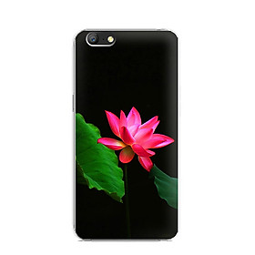 Ốp lưng điện thoại Oppo A71 - 01101 7819 LOTUS06 - Silicon dẻo - Hàng Chính Hãng