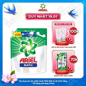 Nước Giặt Ariel Đậm Đặc Dạng Túi 3.6kg