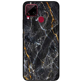 Ốp lưng dành cho Realme C15 mẫu Đá Đen