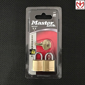 Bộ 2 khóa vali Master Lock 120 EURT thân đồng 20mm chung chìa - MSOFT