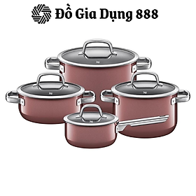 Bộ Nồi Bếp Từ WMF FUSIONTEC, Chất Liệu Thép Không Gỉ, Dẫn Nhiệt Tốt, Dùng Cho Mọi Loại Bếp, Nhập Đức