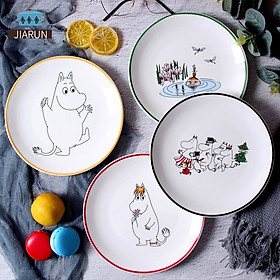 Salad plate ceramic tableware dinner plate salad kids lunch plate dinner plate
