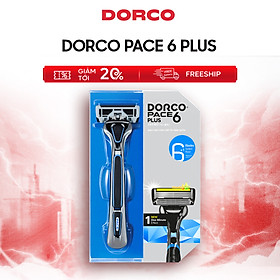 Dao Cạo Râu 6 Lưỡi Dorco Pace 6 Plus SXA 5001-PT (6 Lưỡi + Đầu Cắt Tóc Mai)