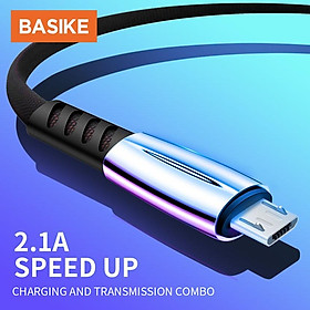 Mua Cáp sạc 2.1A bện nylon BASIKE CB03 sạc nhanh và truyền dữ liệu cho USB Android-Hàng chính hãng