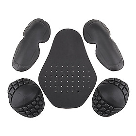 5 Chiếc Xe Máy Đeo Vai Có Thể Tháo Rời Khuỷu tay Lưng Cận Vệ An Toàn Bảo vệ Bộ Phù Hợp cho Đi Xe Đạp Trượt Băng N