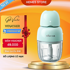 Mua Máy Xay Thực Phẩm Xay Ăn Dặm BEAR Xay Cực Êm An Toàn Vệ Sinh 0.3L Công Suất 120 W  - Hàng Chính Hãng
