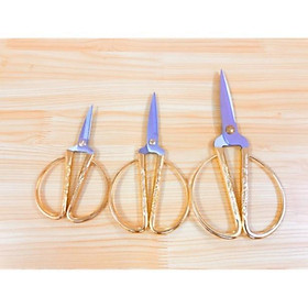 Kéo vàng xuất nhật xịn siêu sắc bén 3 cỡ cao cấp GDTH