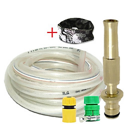 Mua Bộ dây vòi xịt nước rửa xe tưới cây loại 7m 10m 206587 cút sập+khăn phượt