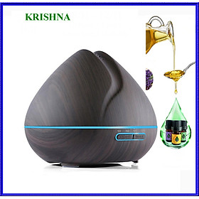 MÁY PHUN SƯƠNG BÚP SEN TẠO ẨM KHÔNG KHÍ - MÁY XÔNG TINH DẦU PHUN SƯƠNG CHÍNH HÃNG KRISHNA - TẶNG KÈM REMOTE - MÁY KHUẾCH TÁN TINH DẦU SIÊU ÂM PHUN SƯƠNG CHUYÊN DỤNG CHO KHÔNG GIAN LỚN - ĐÈN LED 7 MÀU TRANG TRÍ RẤT ĐẸP