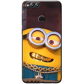 Ốp lưng dành cho Honor 7x mẫu Minion răng vàng