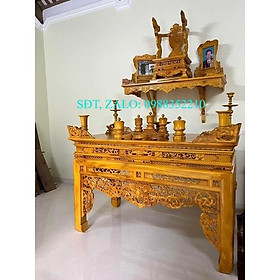 Mua bàn thờ gỗ mít chân 14cm