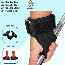 Găng Tay Tập GYM Da Bò Hở Mu Bàn Tay Lifting Grips , Dây Kéo Lưng cao cấp TXstar