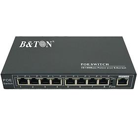 Mua 08PoE Switch 10/100M-BTON. BT-6009FE. 130W. Hàng chính hãng