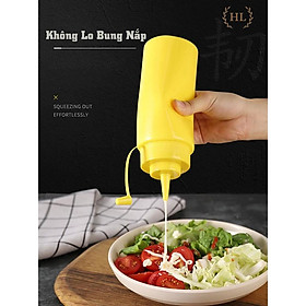 Bình đựng nước sốt 700ml (Lớn 24oz) | BÌNH ĐỰNG SỐT 24OZ DUNG TÍCH 700ml CÓ VẠCH DUNG TÍCH DẬP NỔI NẮP ĐẬY KÍN NHẬP KHẨU