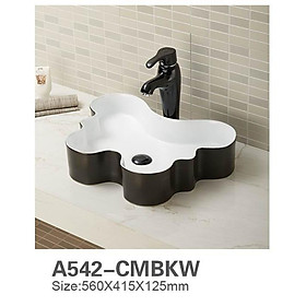 Mua Lavabo đặt bàn đá hình bướm lạ mắt