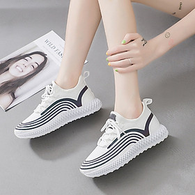 Giày Thể Thao Nữ Đơn Giản, Ôm Chân Mix Được Nhiều Đồ Khác Nhau Chuẩn Stype Hàn Quốc FZ6616