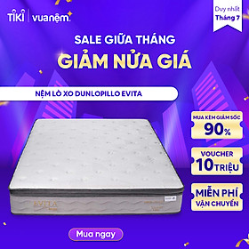 Mua Nệm lò xo cao cấp Dunlopillo Evita đàn hồi cao - Công nghệ túi lò xo Micro Ultra Coil Pocket giúp giảm lan truyền chuyển động