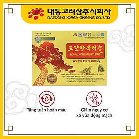Tinh dầu thông đỏ Hoàng Gia Hàn Quốc hộp 120 viên - Royal Korean Red Pine