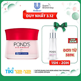 Kem Ngăn Ngừa Lão Hóa Pond's Age Miracle Ban Đêm (50g)