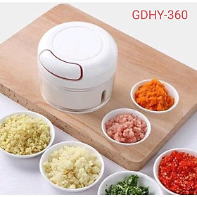 Mua Dụng cụ xay tỏi ớt cầm tay mi ni đa năng thế hệ mới  xay tỏi giật dây 2021.