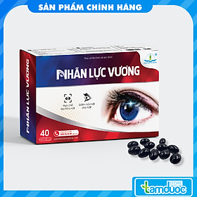 NHÃN LỰC VƯƠNG (Hộp 60 viên) Hỗ Trợ Giảm Khô Mắt, Mỏi Mắt, Thoái Hoá Điểm Vàng, Giúp Sáng Mắt Và Tăng Cường Thị Lực