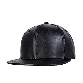 Mũ Hiphop Nón Hiphop Thời Trang Đen DA Trơn