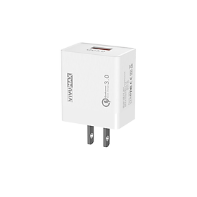 Mua Củ Sạc nhanh cao cấp VivuMax CE.Q31 sạc nhanh công nghệ Qualcomm QC3.0  Sạc nhanh 5V-3A  18W  tương thích hầu hết các thiết bị – Hàng Chính Hãng
