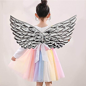 Wing, Dress up with Elastic Bands Kids Angel Costume for Wedding Decor